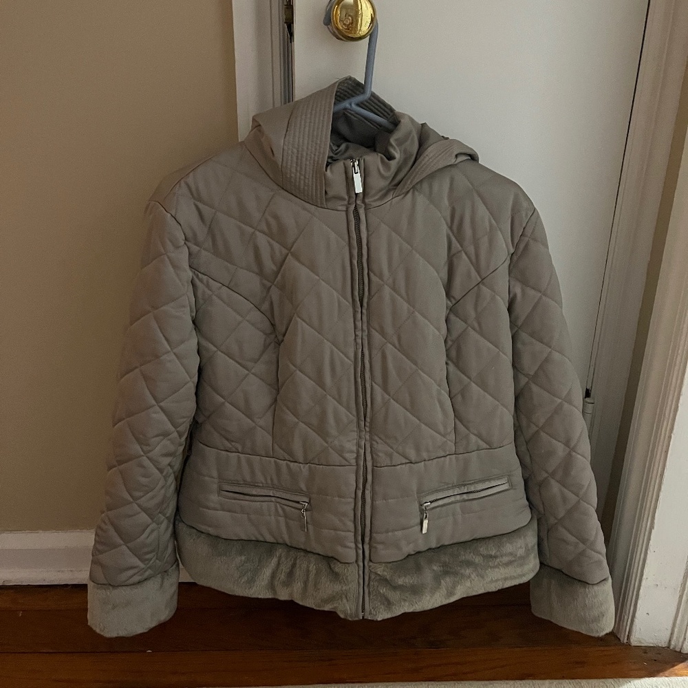 COPY - Gray coat with hoodie